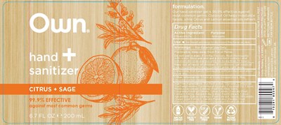 78265 (01b Lbl Own Hand Sanitizer Citrus 6.7oz 80047 V2)